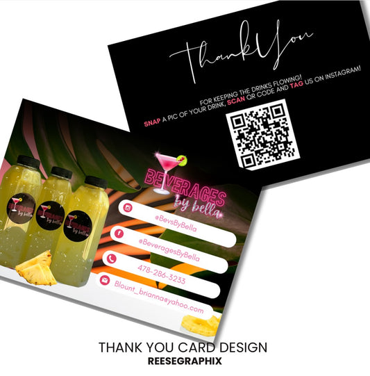 Thank You Card Design